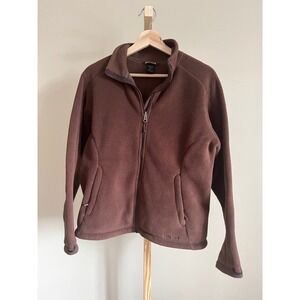 Marmot Womens Brown Full Zip Fleece Jacket Large